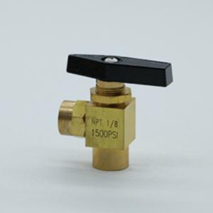 Brass 90 Degree Instrument Ball Valve