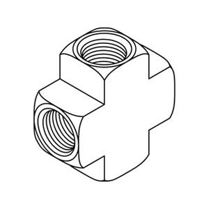 Brass Pipe Cross Brass Pipe Cross