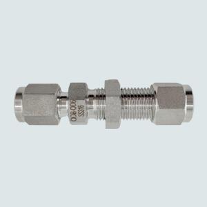 Bulkhead Union Straight Compression Tube Fitting