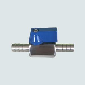 Mini Ball Valve Stainless Steel Barb to Barb