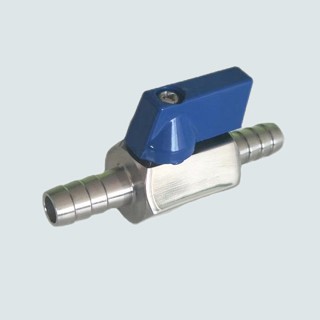 Mini Ball Valve Stainless Steel Barb to Barb