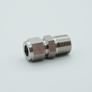 Stainless Steel Straight Male Connector