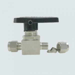 Straight Instrument Ball Valve Stainless Steel with Compression Fitting