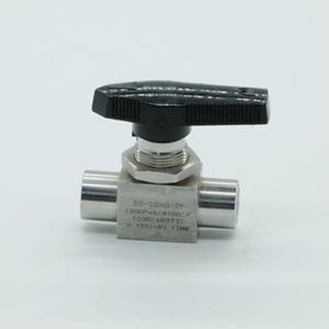 Straight Instrument Ball Valve Stainless Steel 